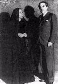 Jaume Pahissa amb Margarida Xirgu. Buenos Aires, 1937