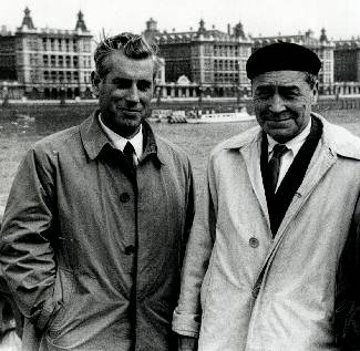 Josep Vergés i Josep Pla. Londres, 1955